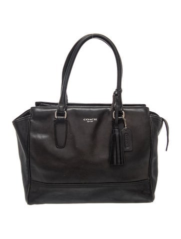 Leather Top Handle Bag