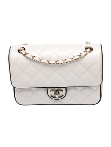 Small Graphic Frame Flap Bag