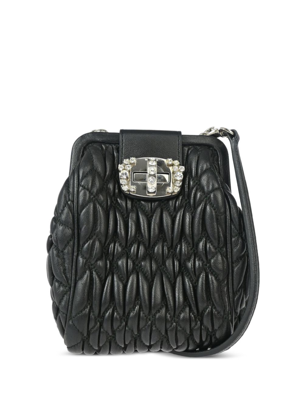 Miu Miu 2010s matelassé shoulder bag