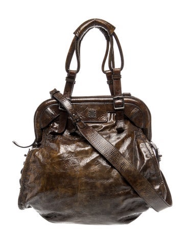 Leather Top Handle Bag