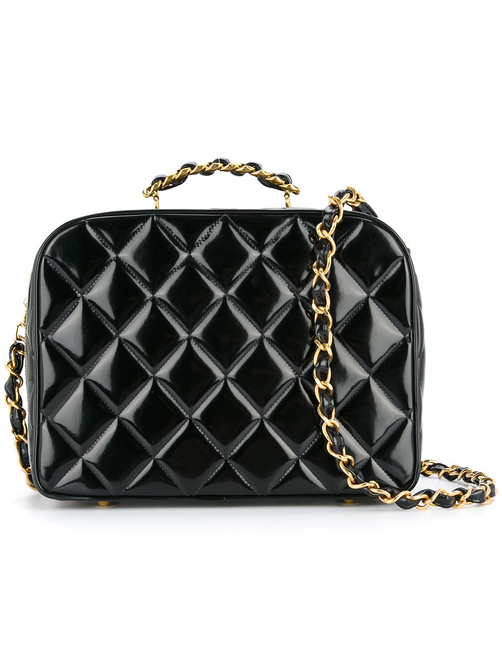 quilted two-way handbag