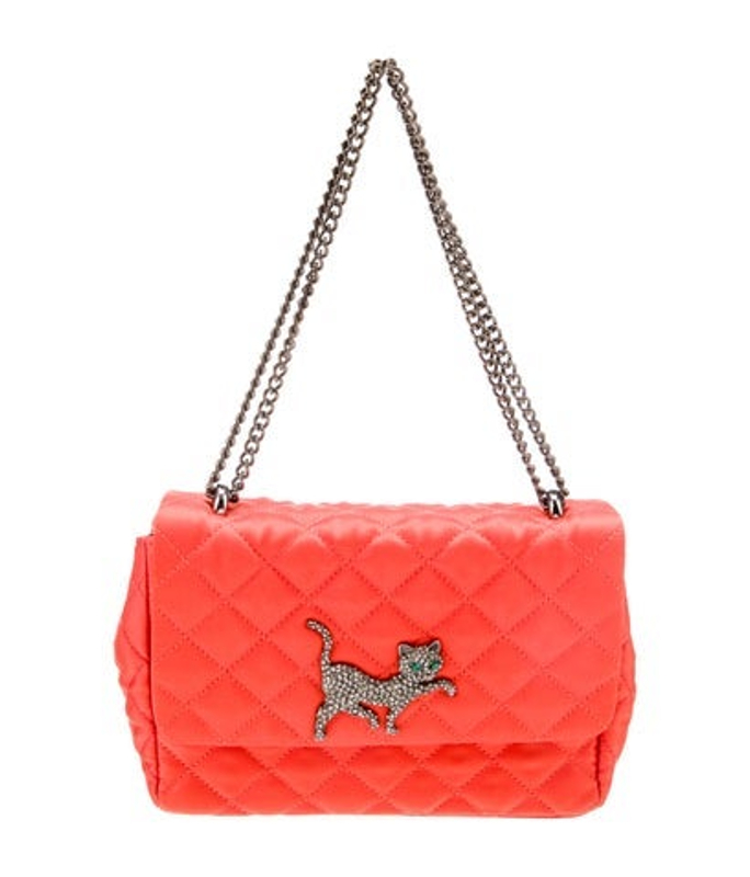 Moschino Satin Shoulder Bag