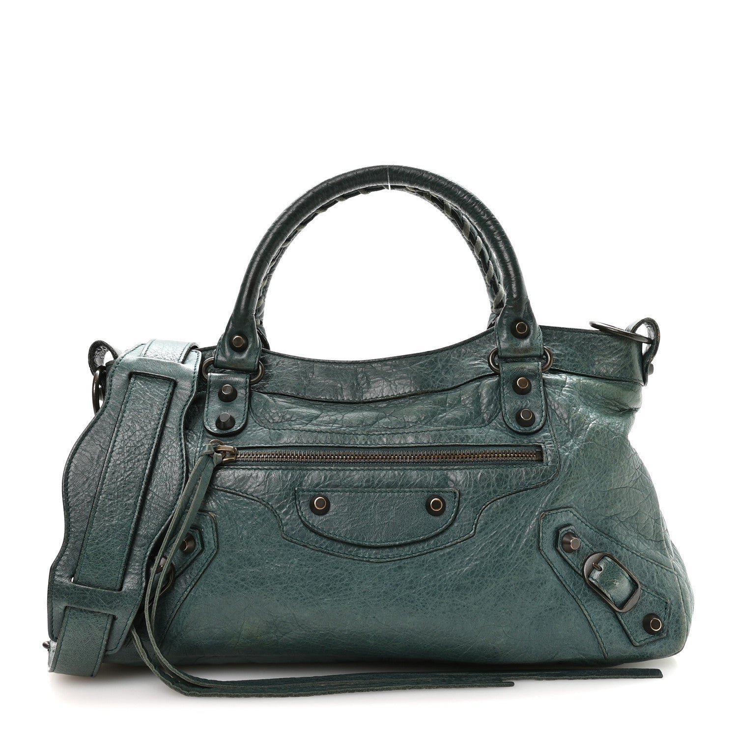 Balenciaga Agneau Classic Hardware First Vert Menthe