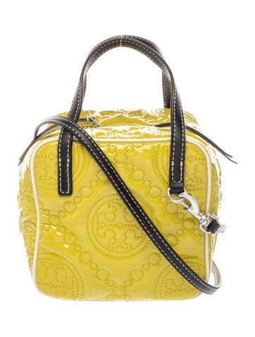 Patent Leather Top Handle Bag