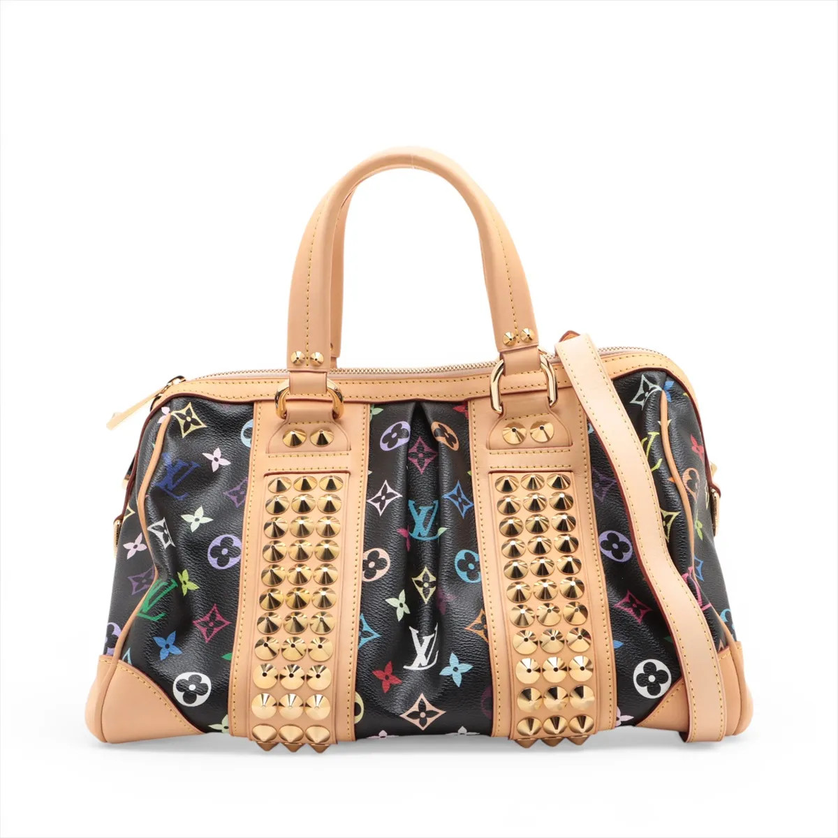 Louis Vuitton Multicolor Courtney MM M45642 Black