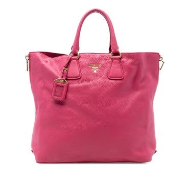 Calf Leather Vitello Daino Side Zip Open Convertible Tote