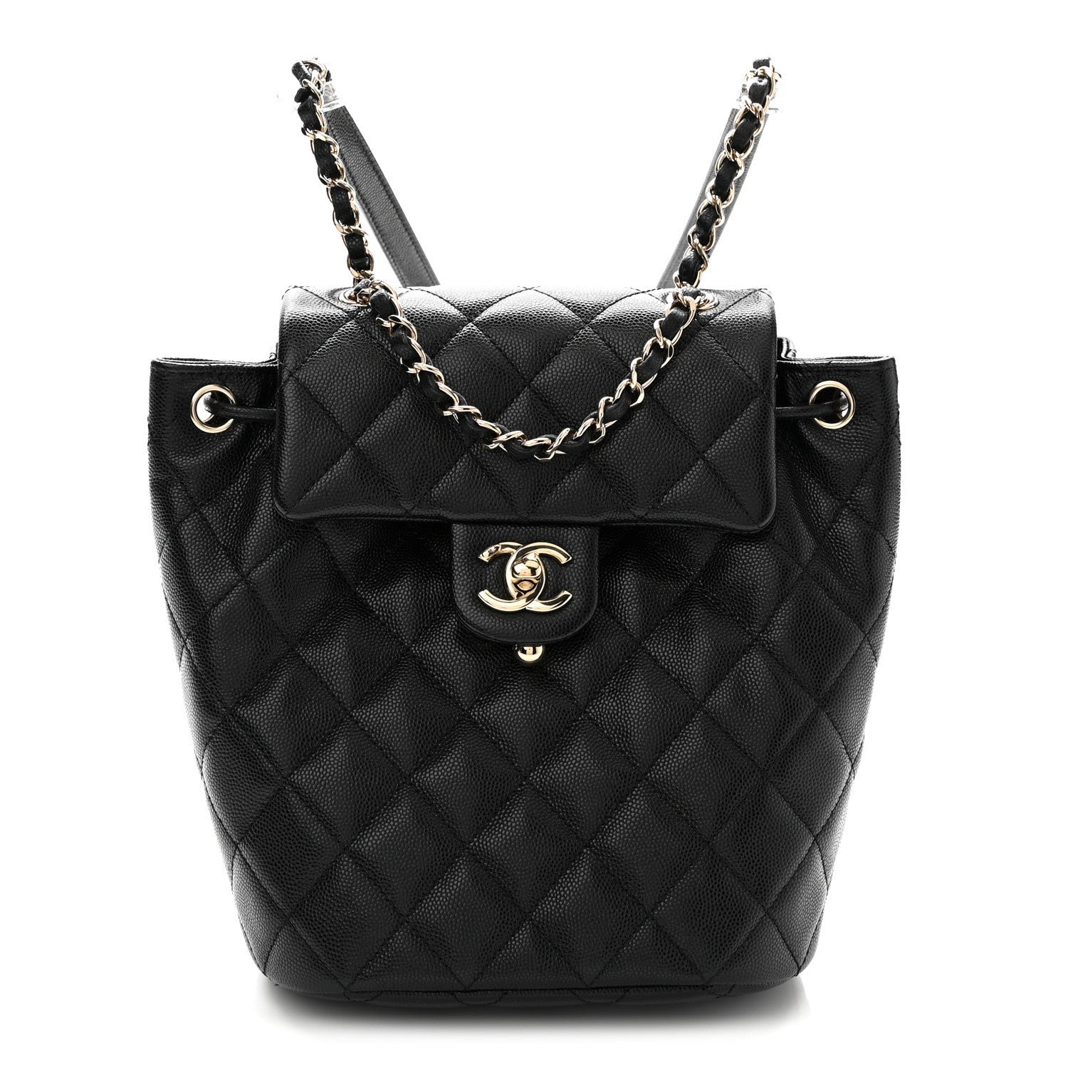Chanel Caviar Quilted Mini Urban Spirit Backpack Black