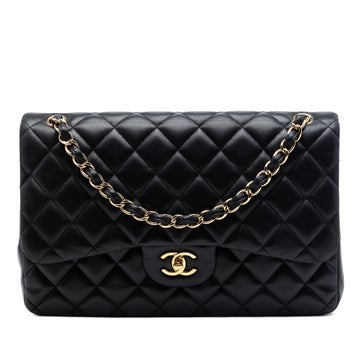 Lambskin Jumbo Classic Lambskin Double Flap