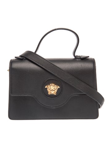 Versace Leather Top Handle Bag