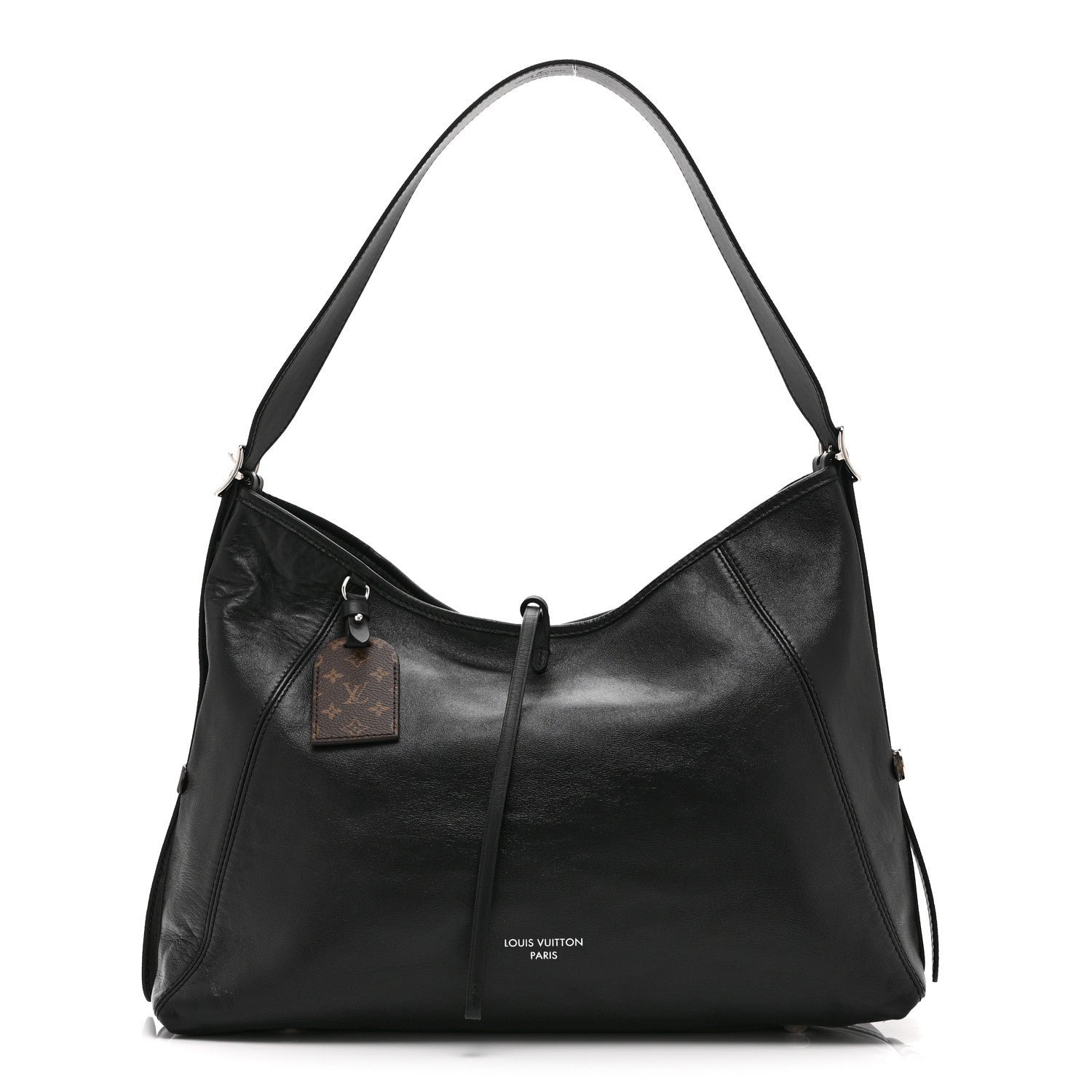 Louis Vuitton Lambskin CarryAll Vibe MM Black