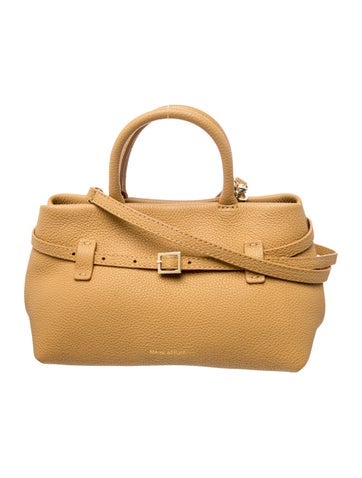 Manu Atelier Leather Top Handle Bag