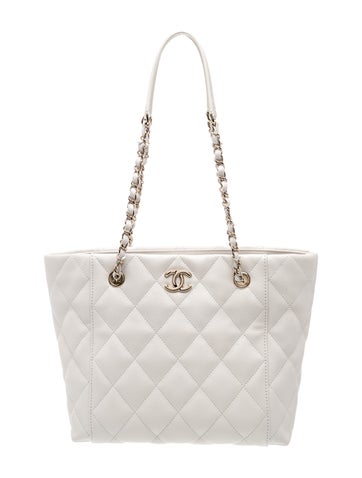 Large Caviar CC Shopping Tote