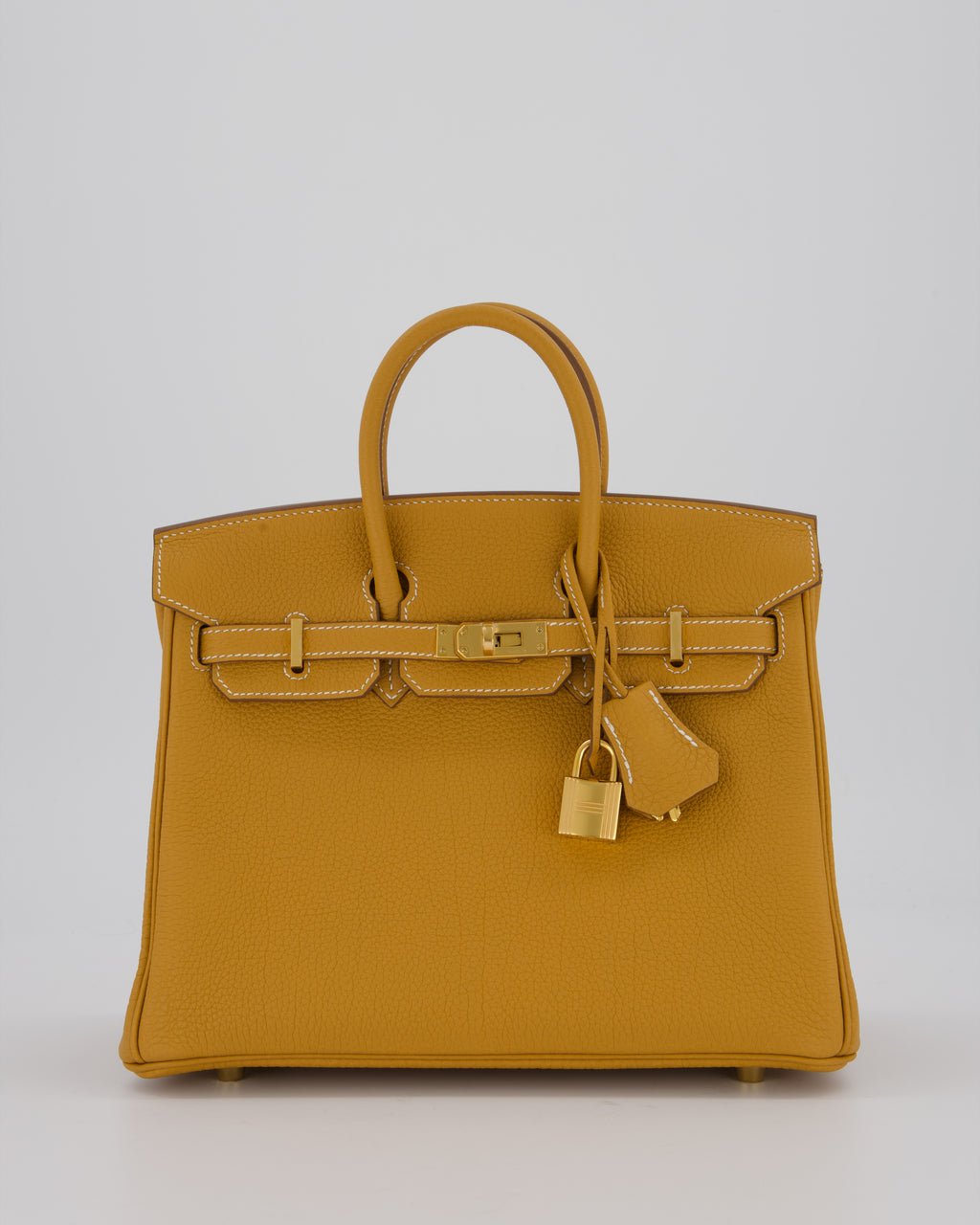 *RARE* Hermès Birkin 25 Bag in Naturel Sable Togo Leather with Gold Hardware