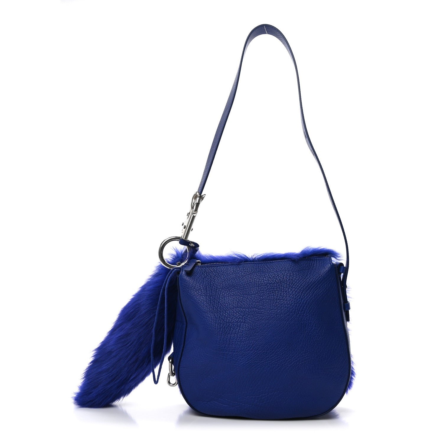 Burberry Shearling Small Knight Crossbody Bag Knight