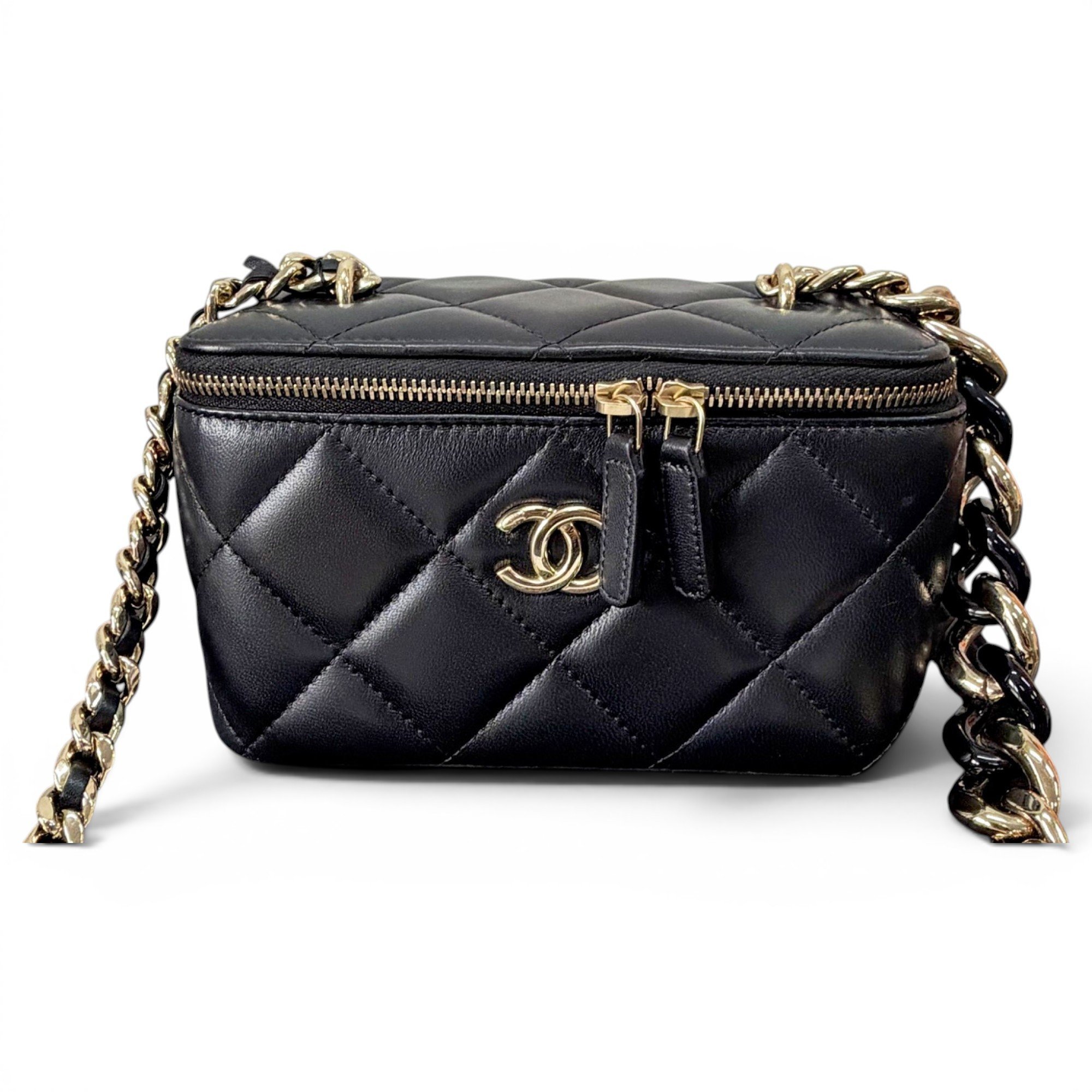 Vanity leather mini bag