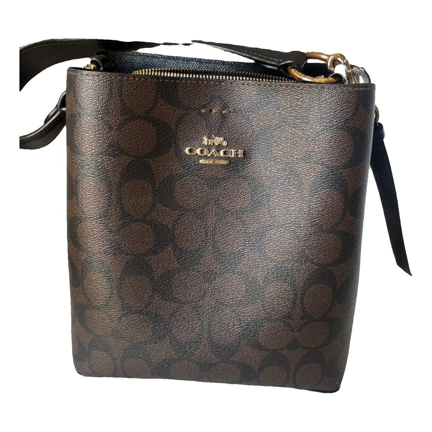 Abby duffle leather crossbody bag