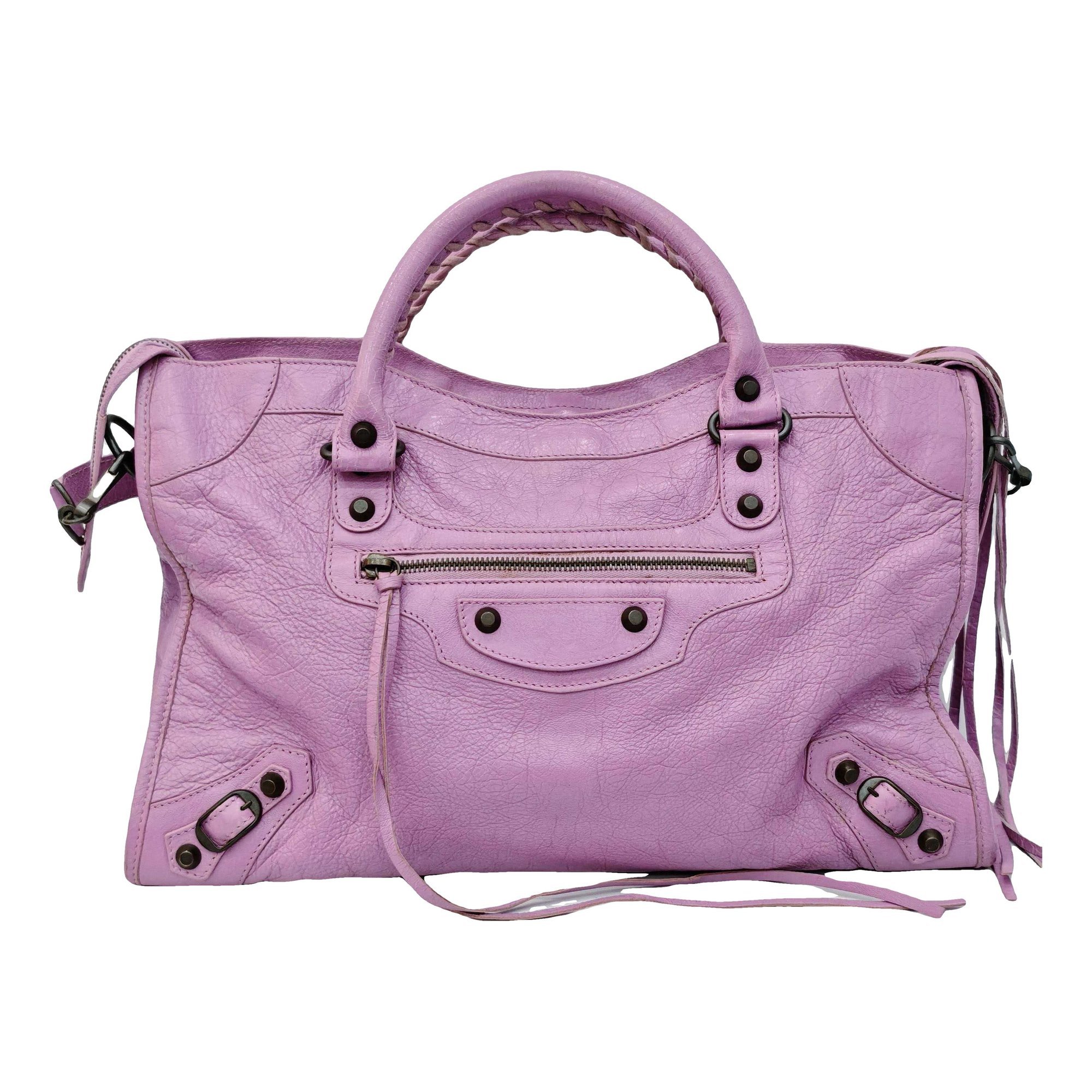 City leather bag