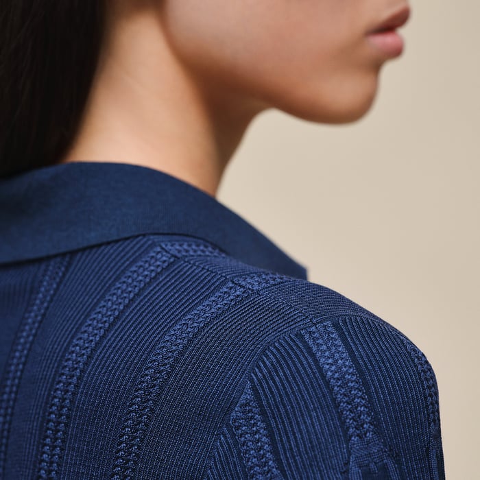 Bleu Outremer Short-sleeve Polo Shirt