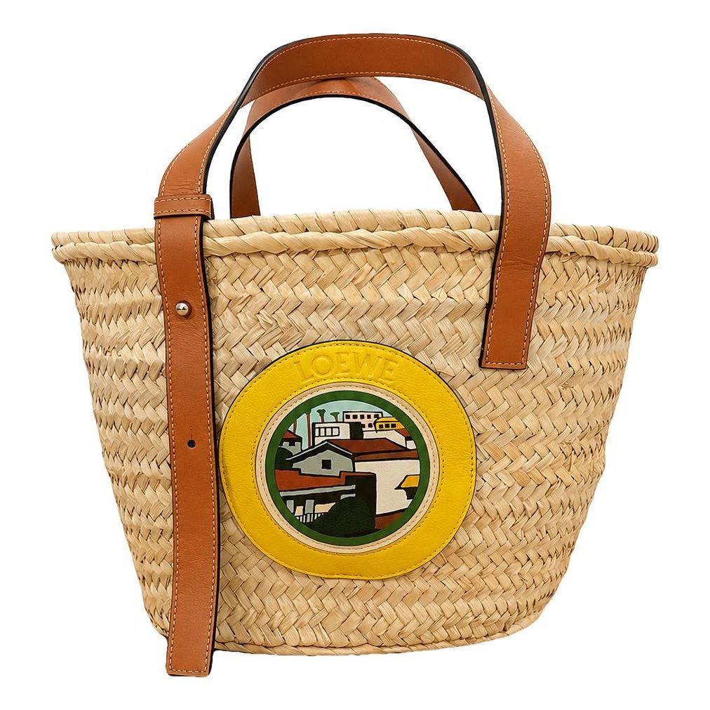 Basket Bag tweed tote