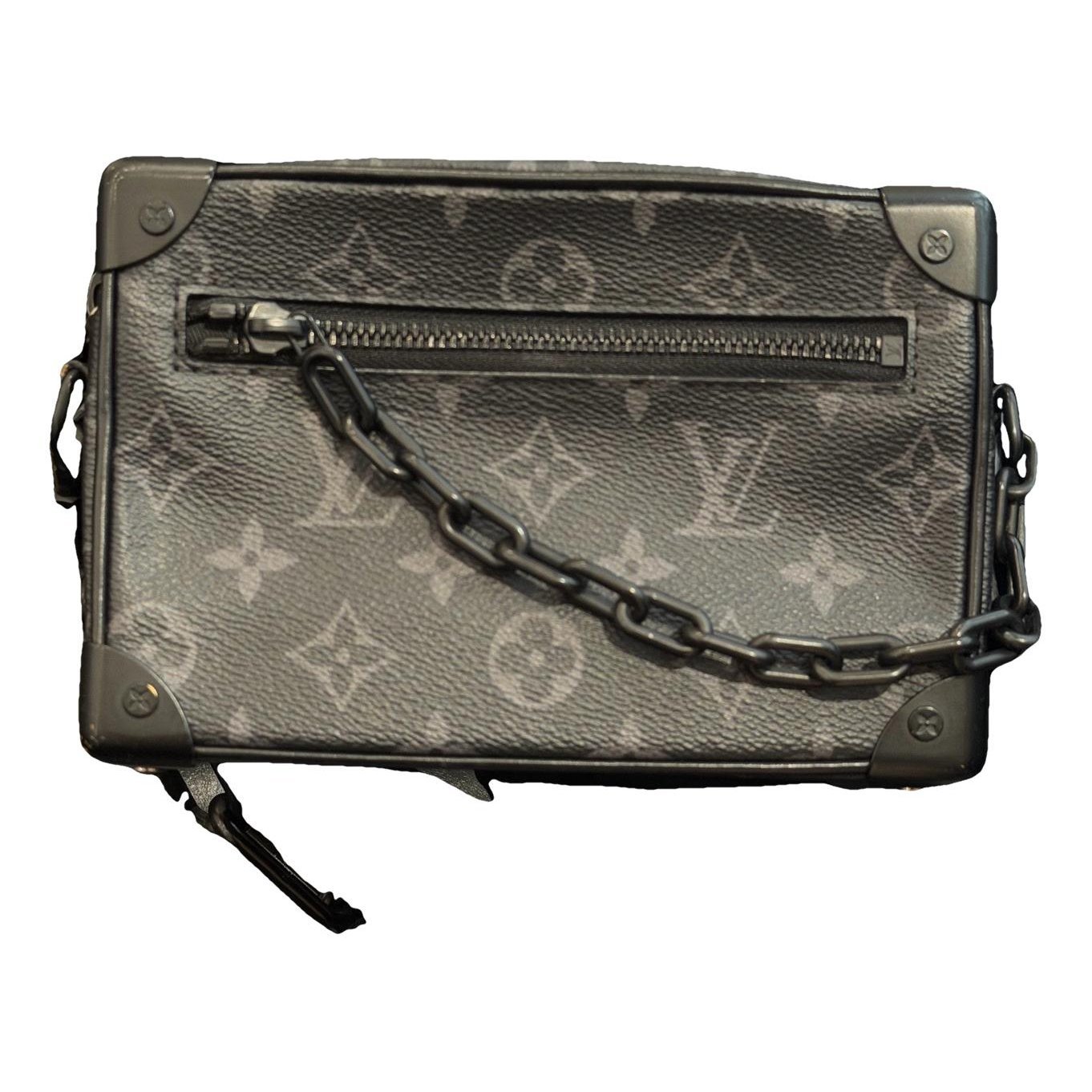 Side Trunk leather handbag