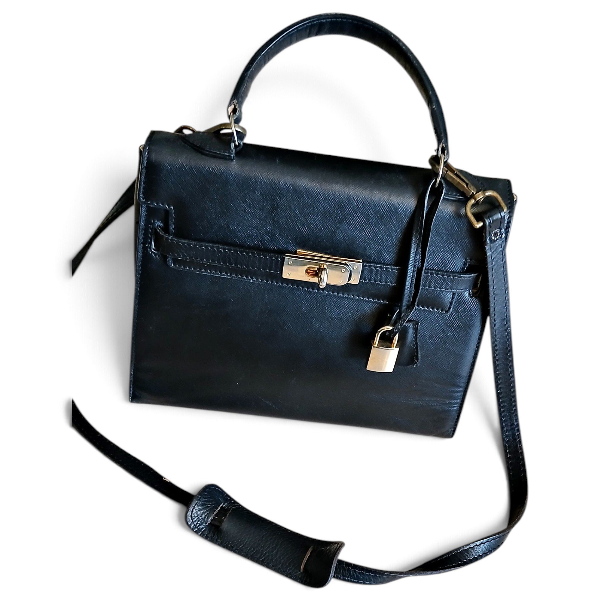Leather satchel
