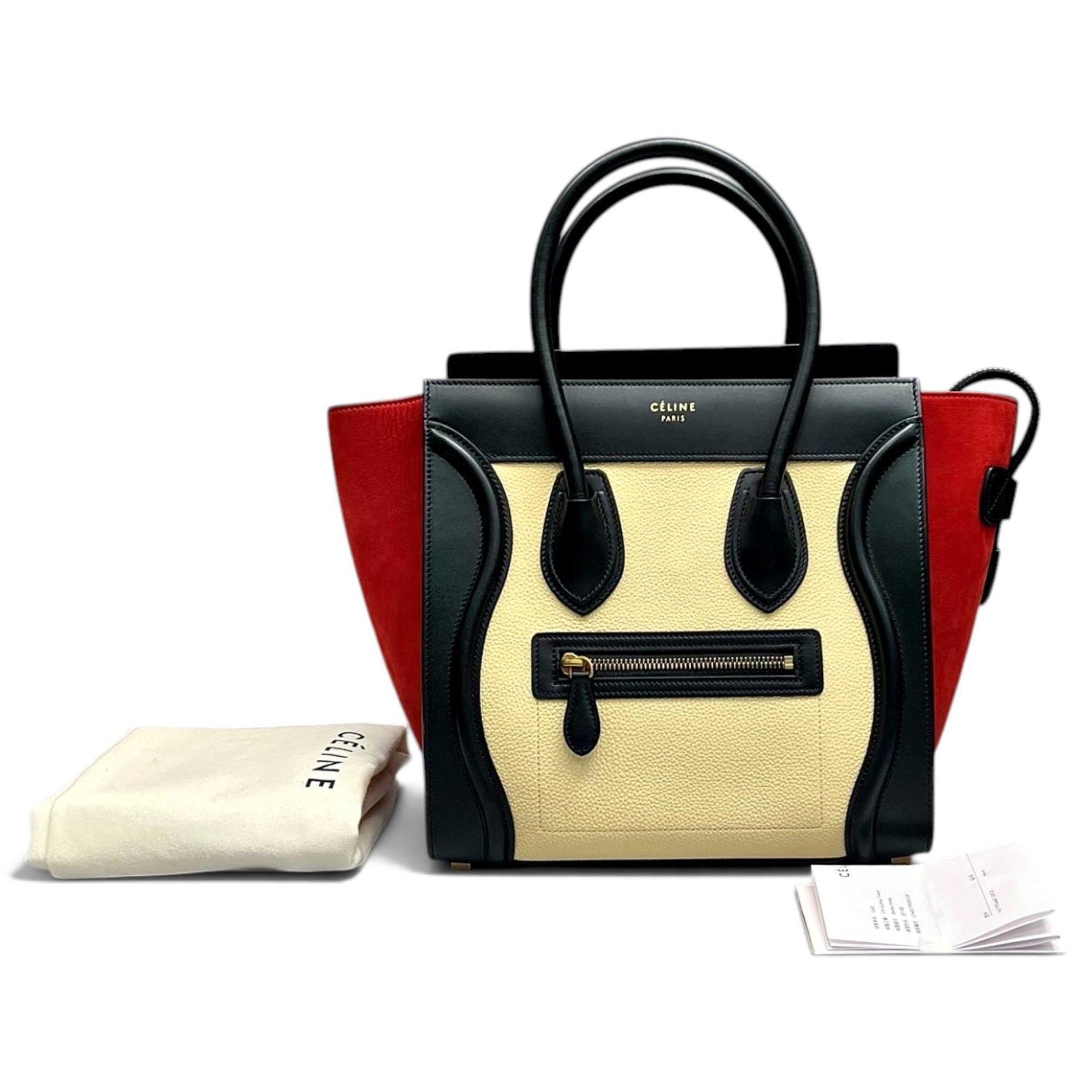 Luggage leather tote