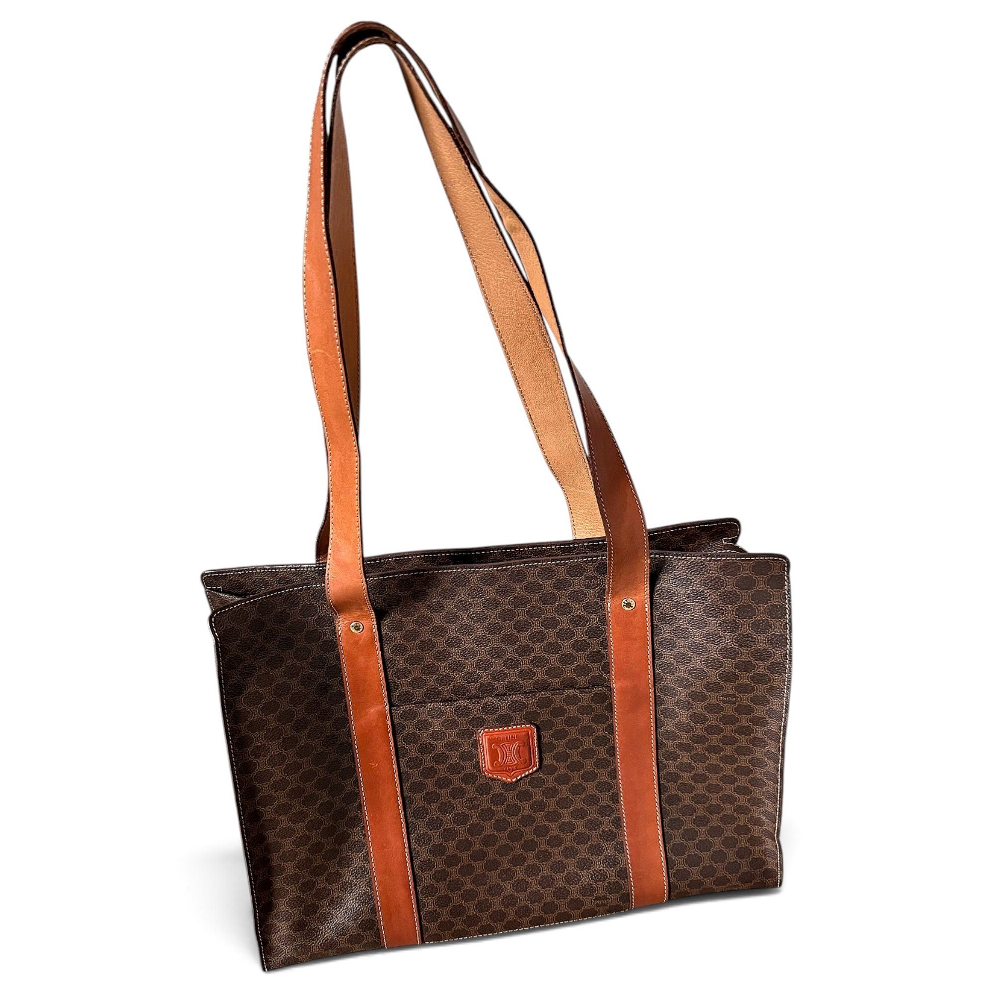 Leather tote