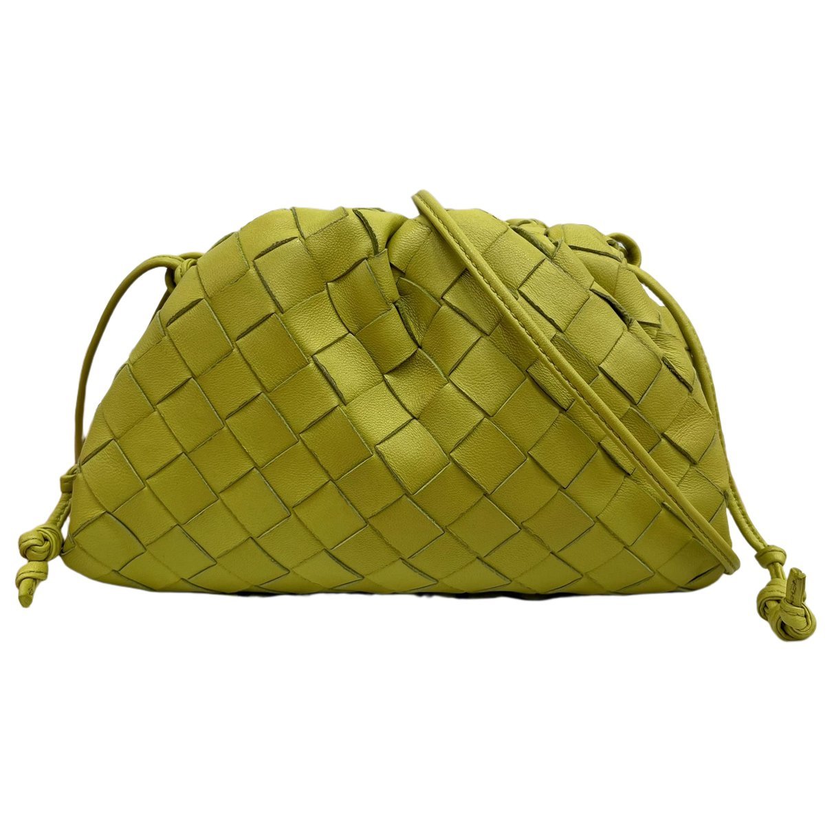 Pouch leather handbag