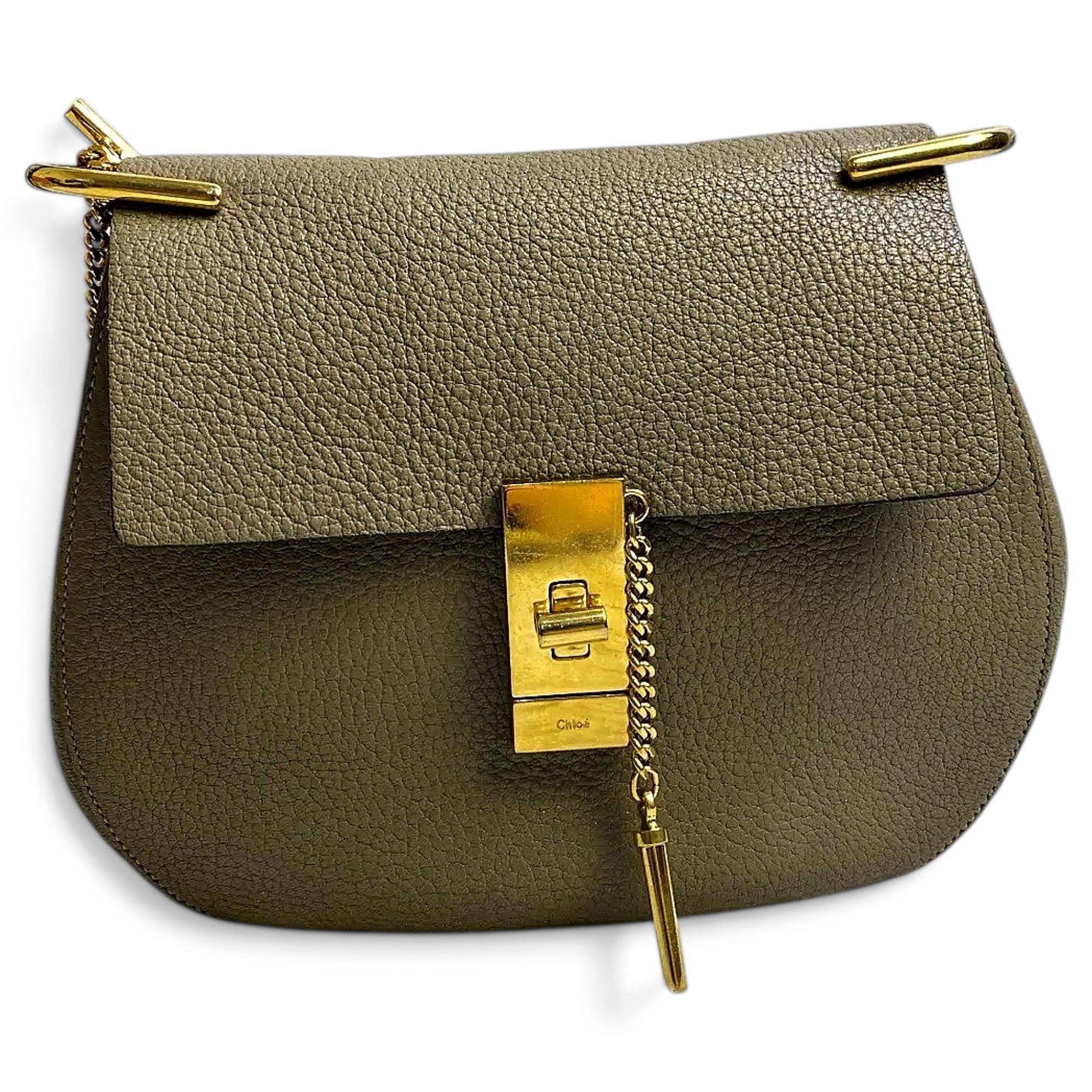 Drew leather crossbody bag