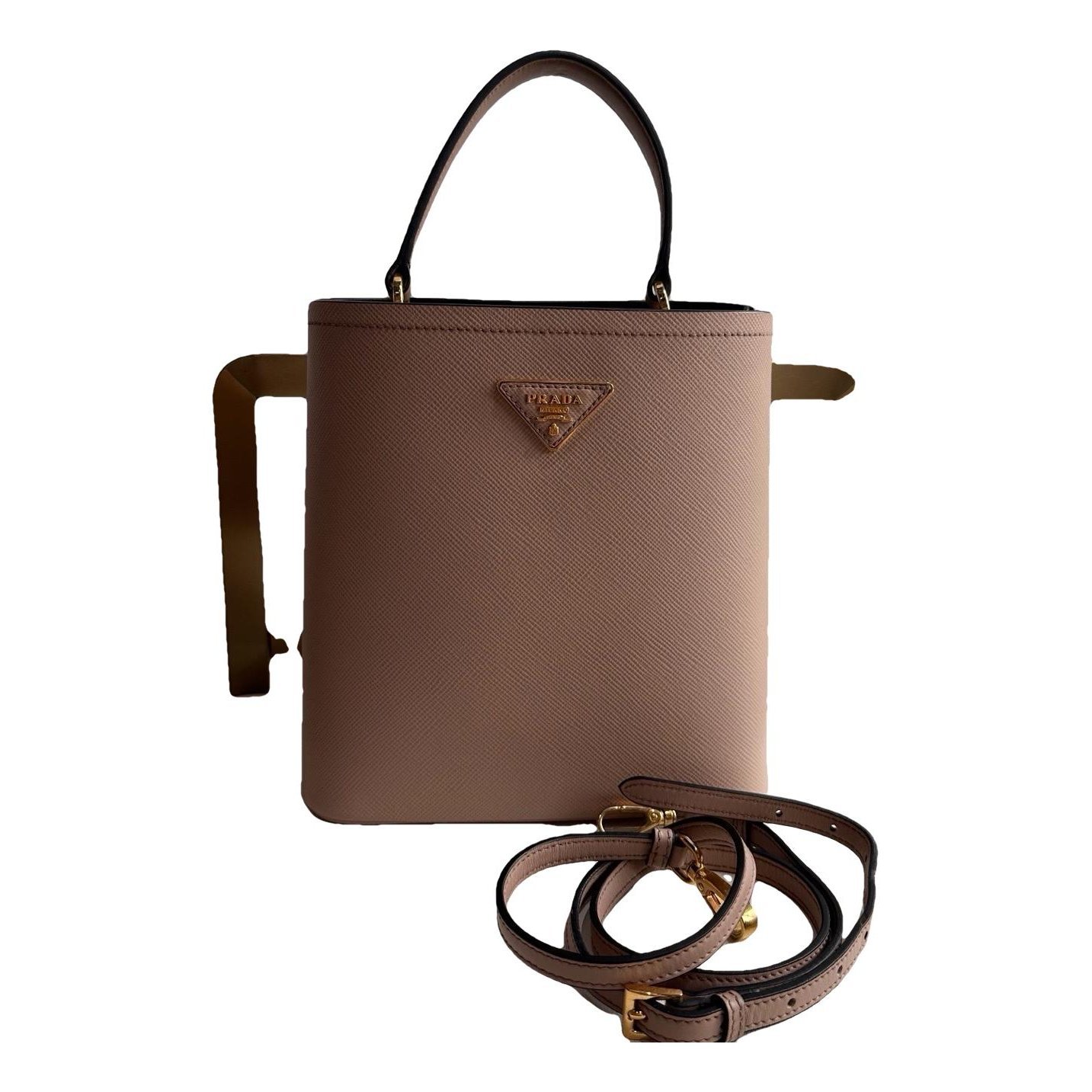 Panier leather handbag