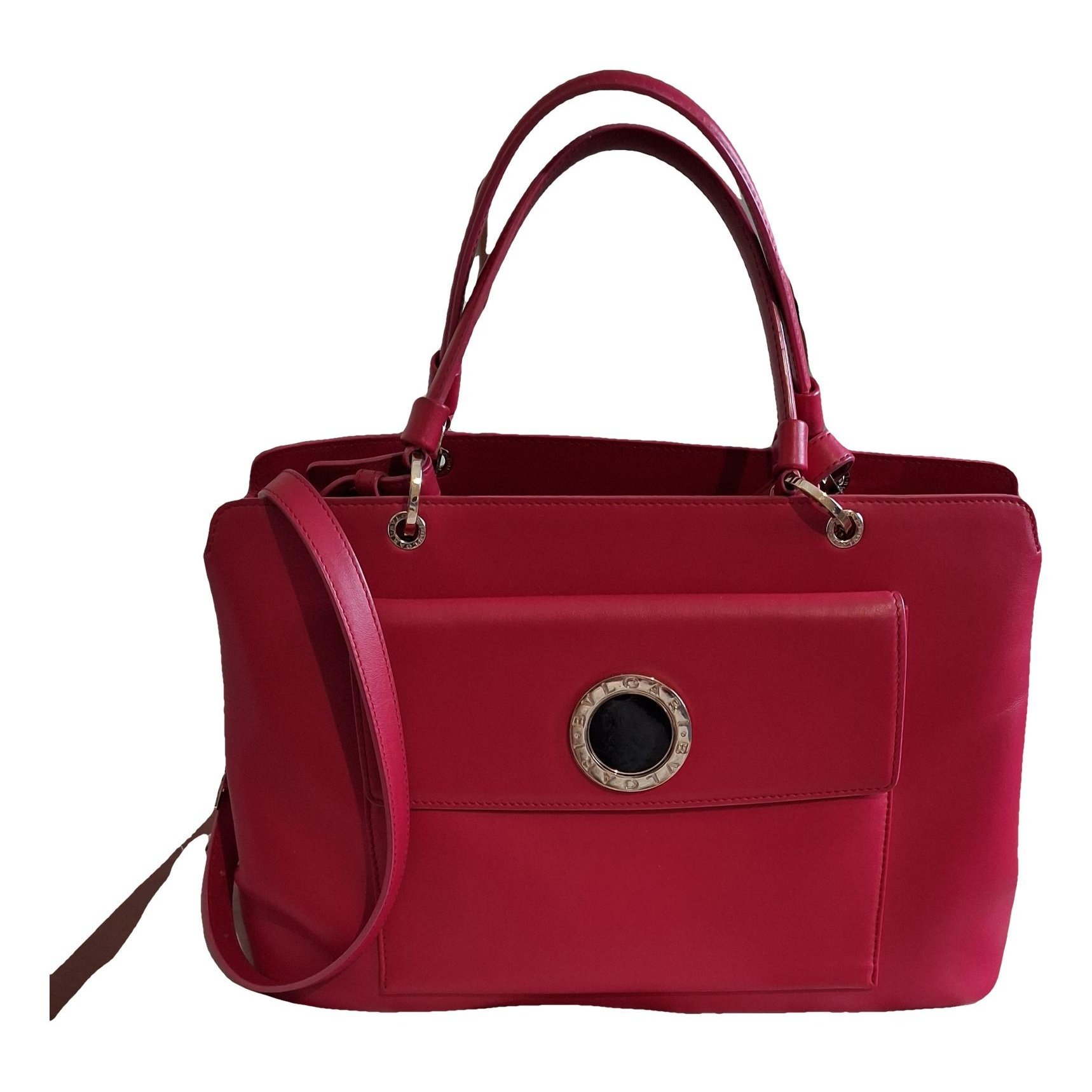 Bulgari leather handbag