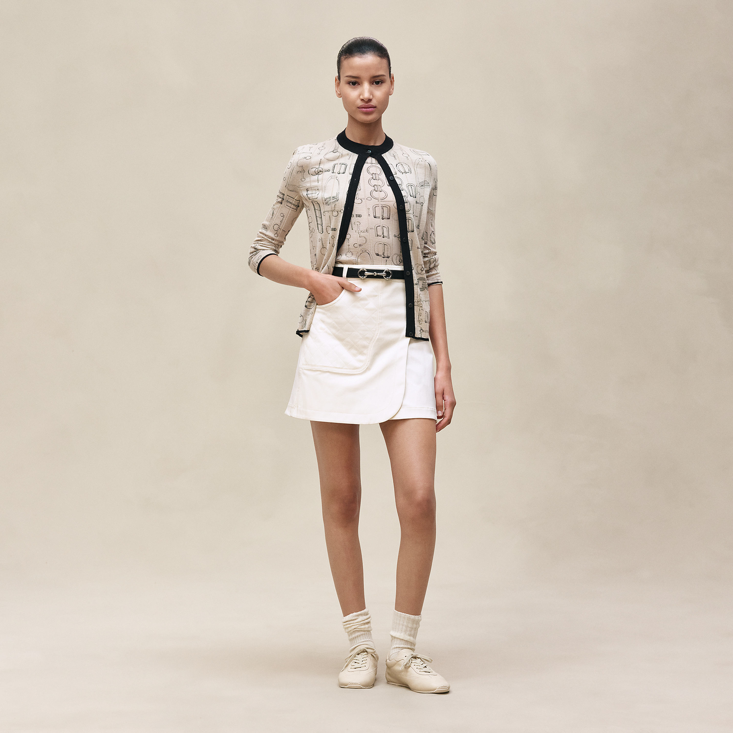Wrap miniskirt