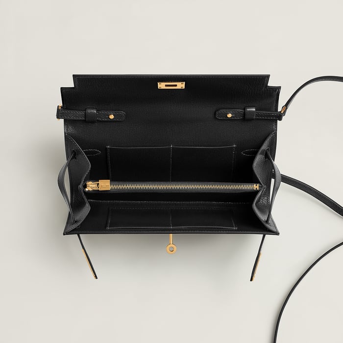 Noir Kelly Classique to Go Wallet