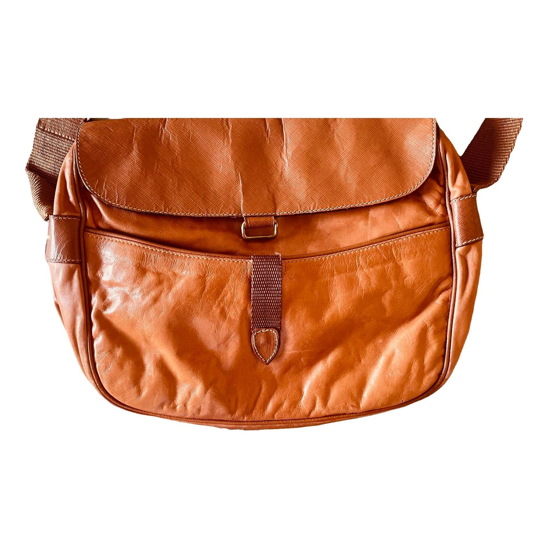 Leather crossbody bag