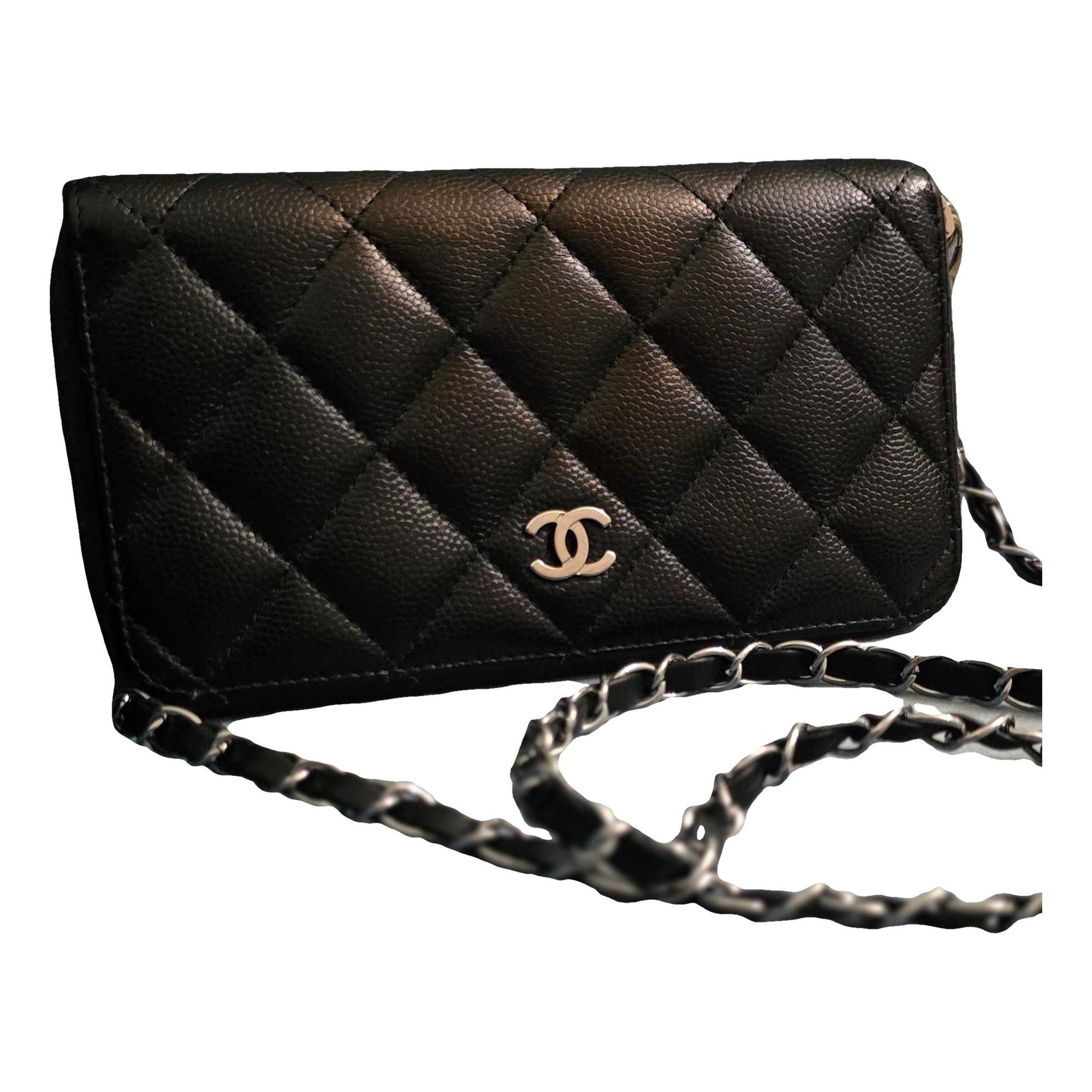 Wallet On Chain Timeless/Classique leather crossbody bag