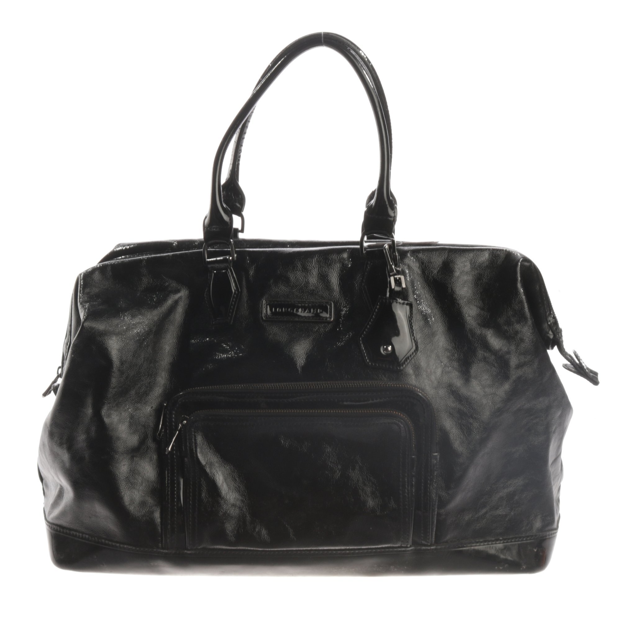Leather travel bag