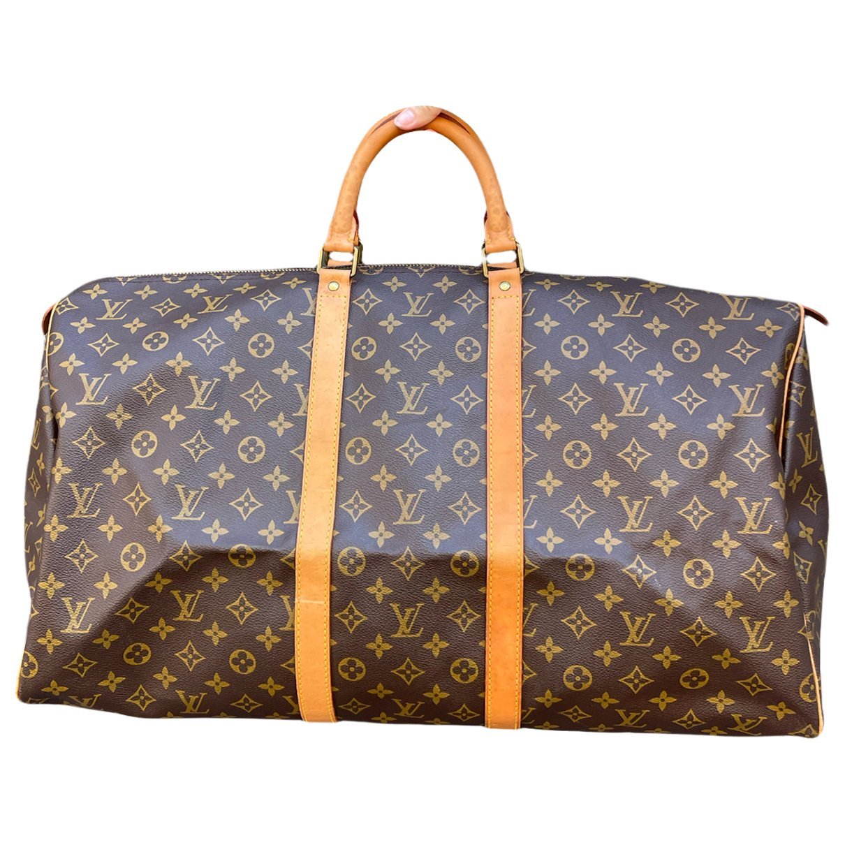 Keepall leather 48h bag