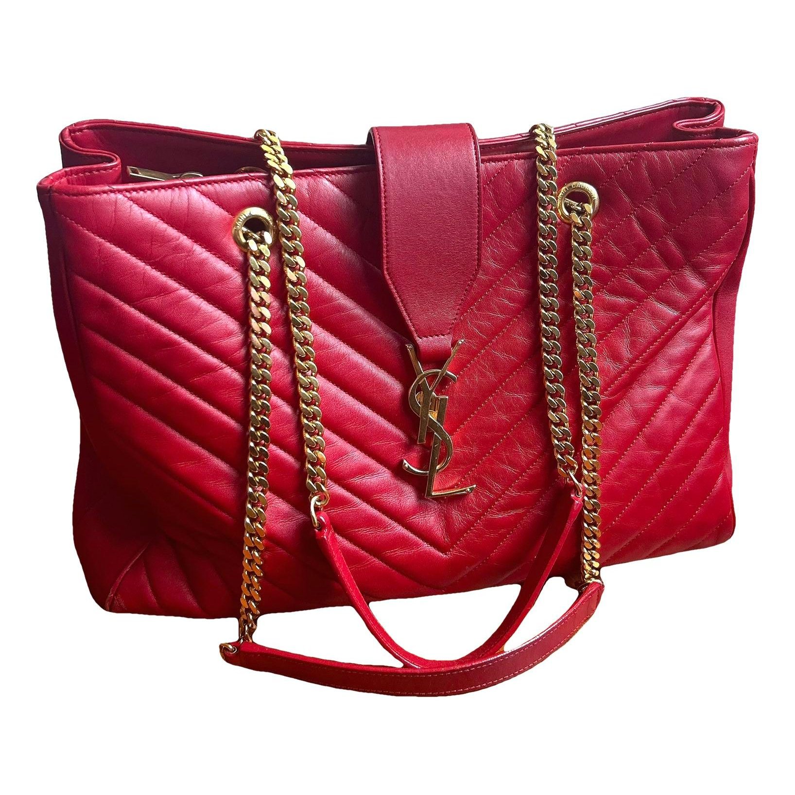 Leather tote