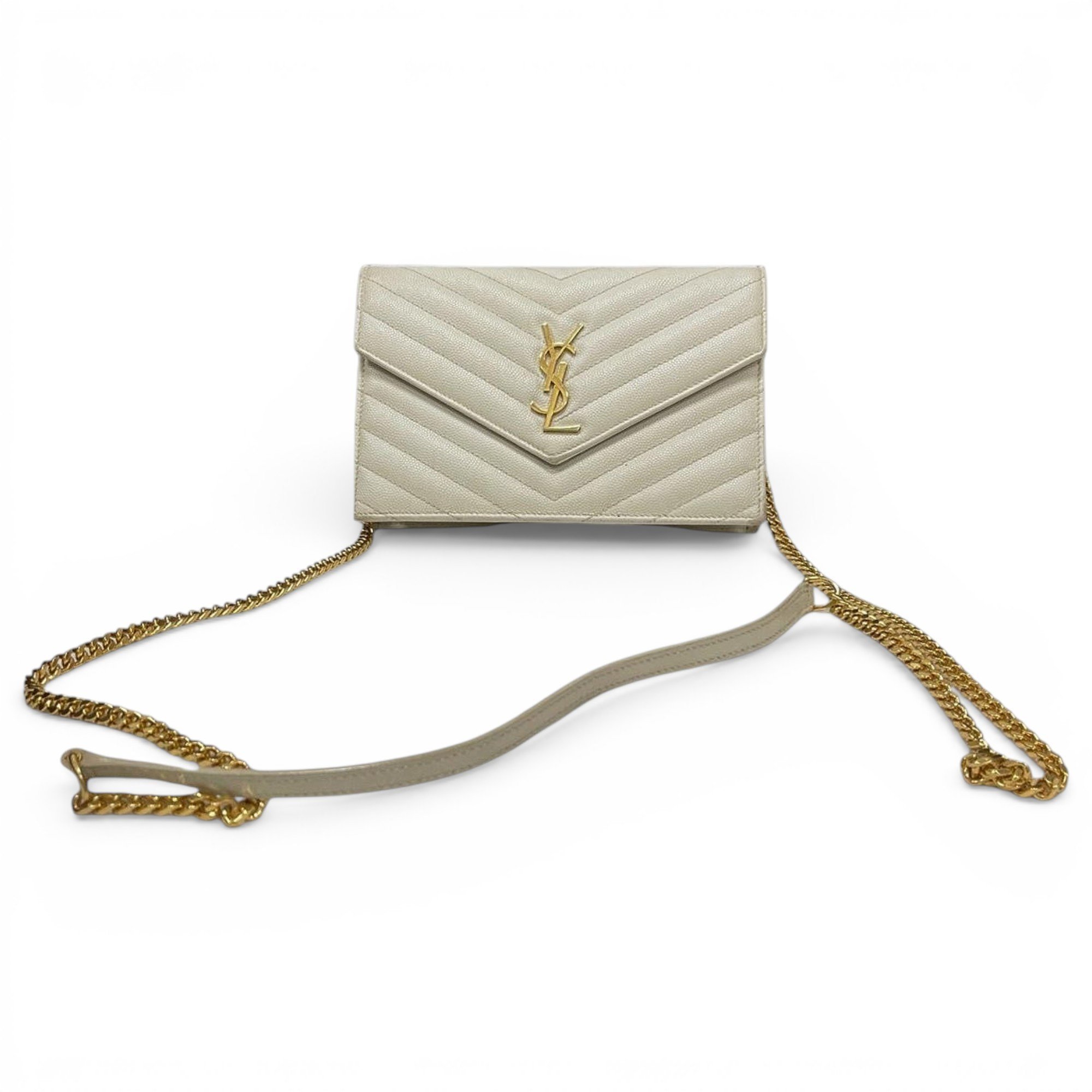 Envelope leather handbag