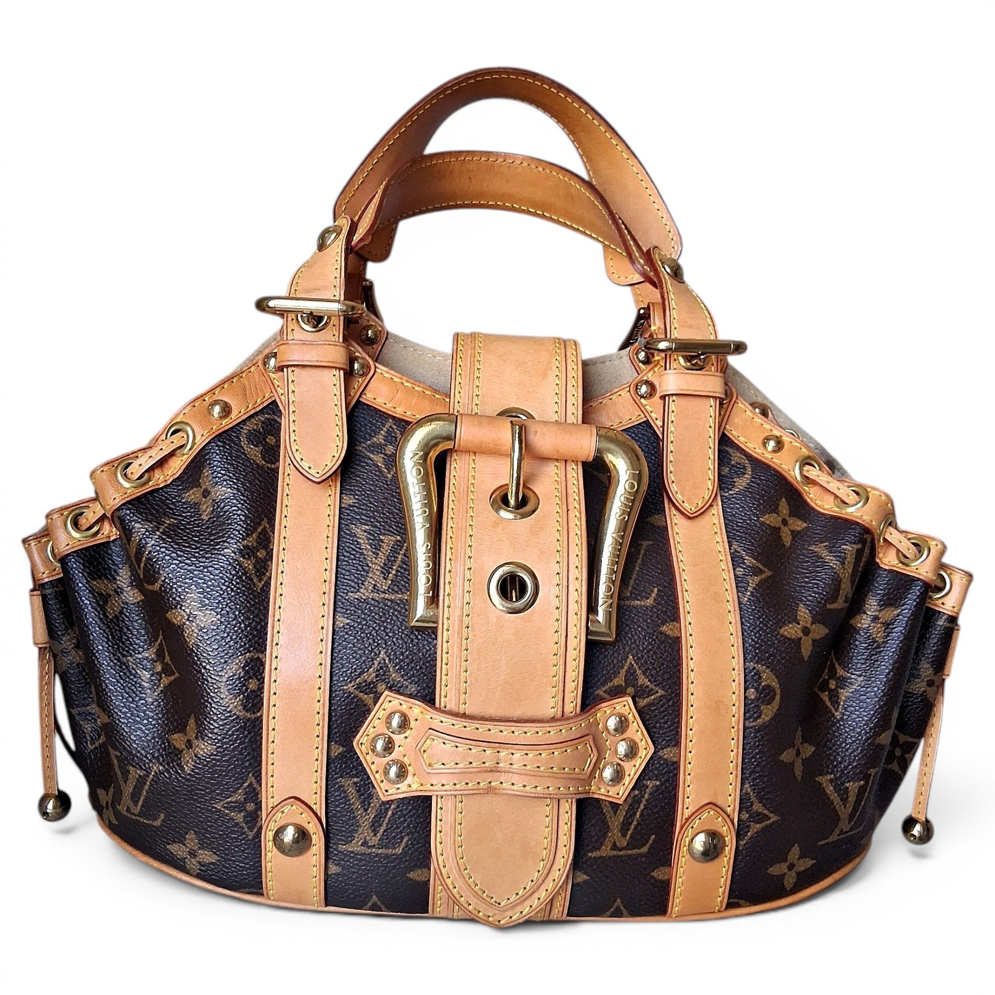 Theda leather handbag