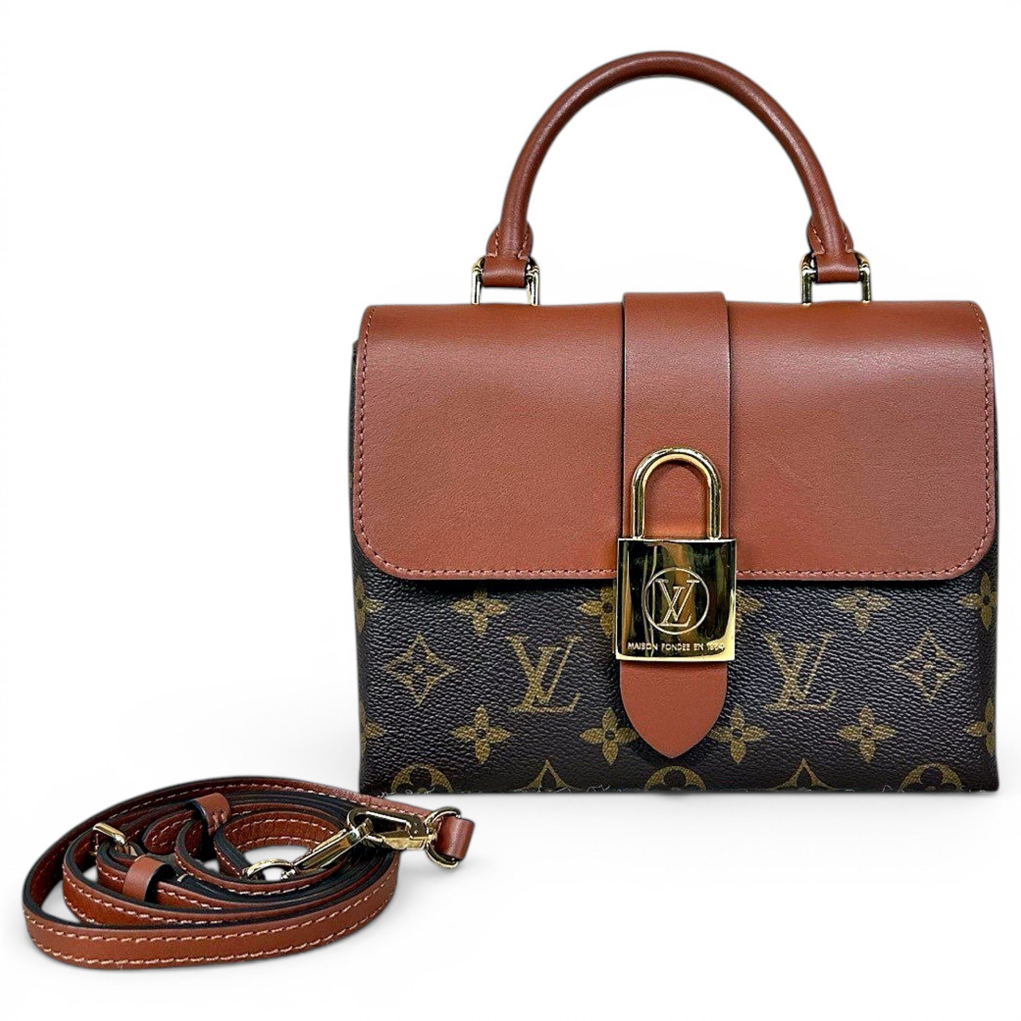 Louis Vuitton Locky BB leather handbag