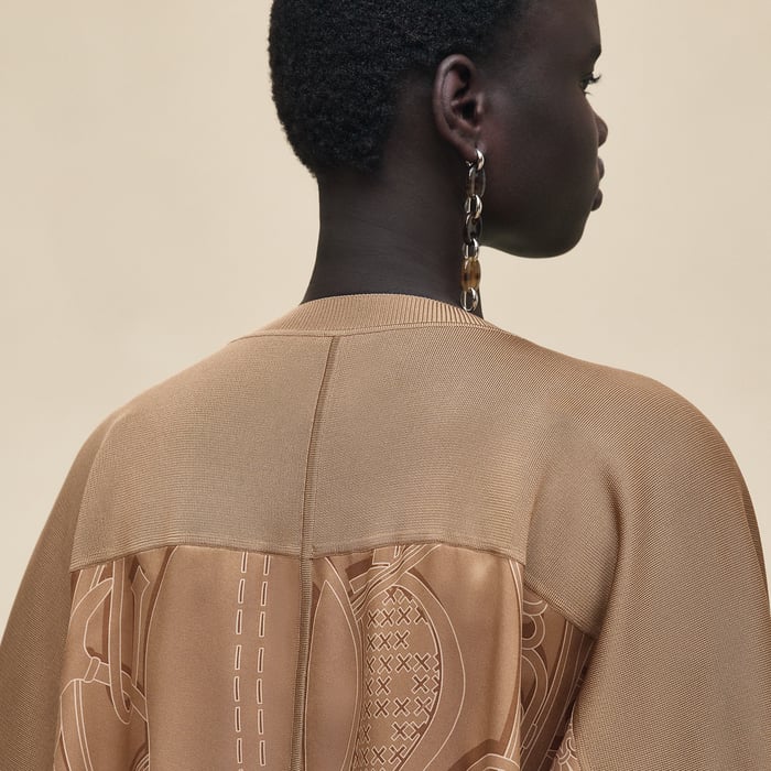 Beige Zénith "l'Enseigne Du Sellier" Caftan Tunic