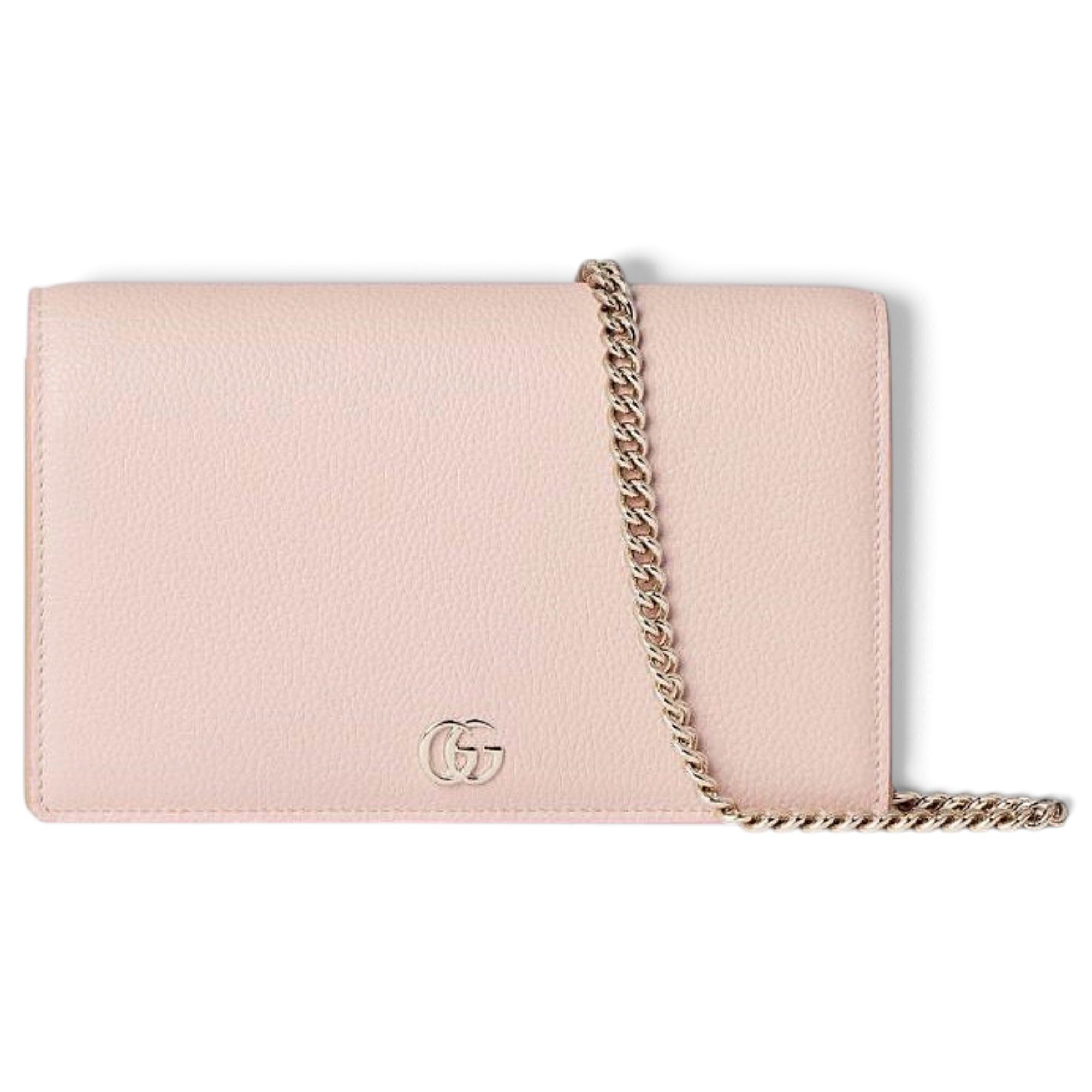 GG Marmont Chain Flap Wallet leather crossbody bag