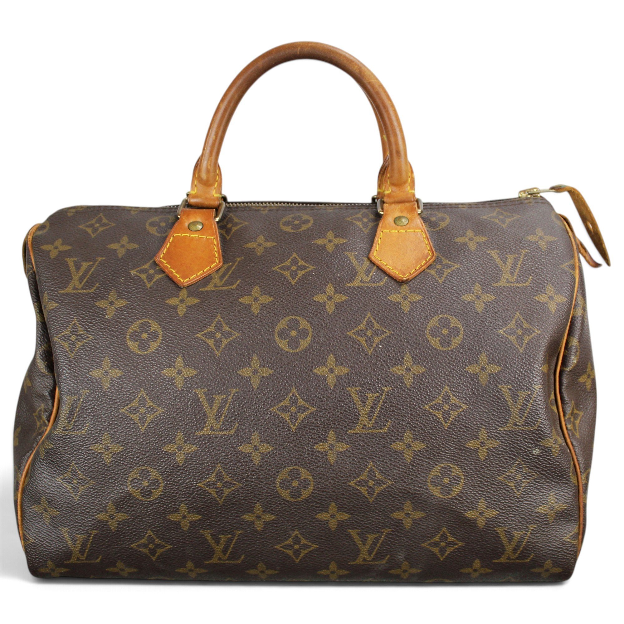 Speedy leather handbag