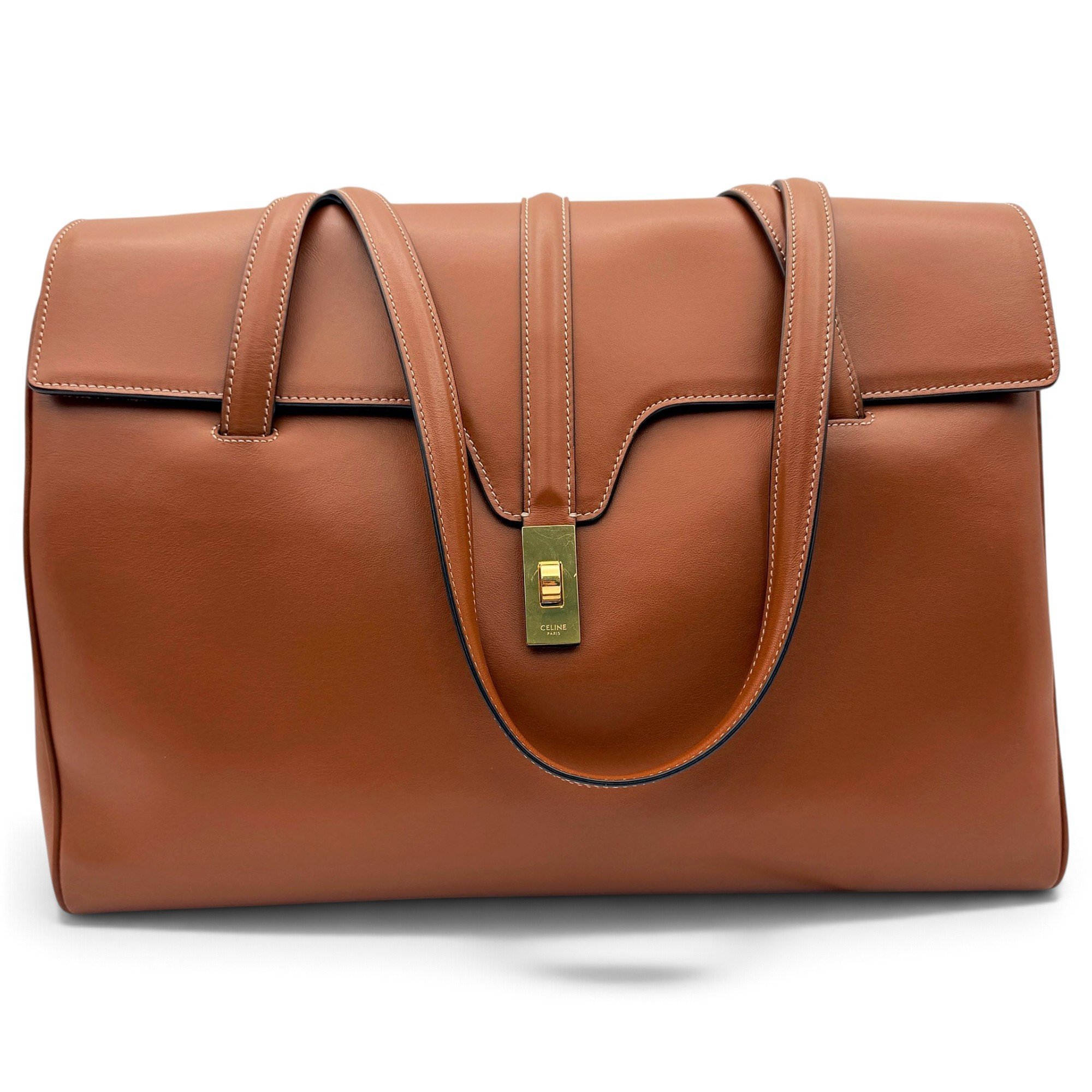 Sac 16 leather handbag