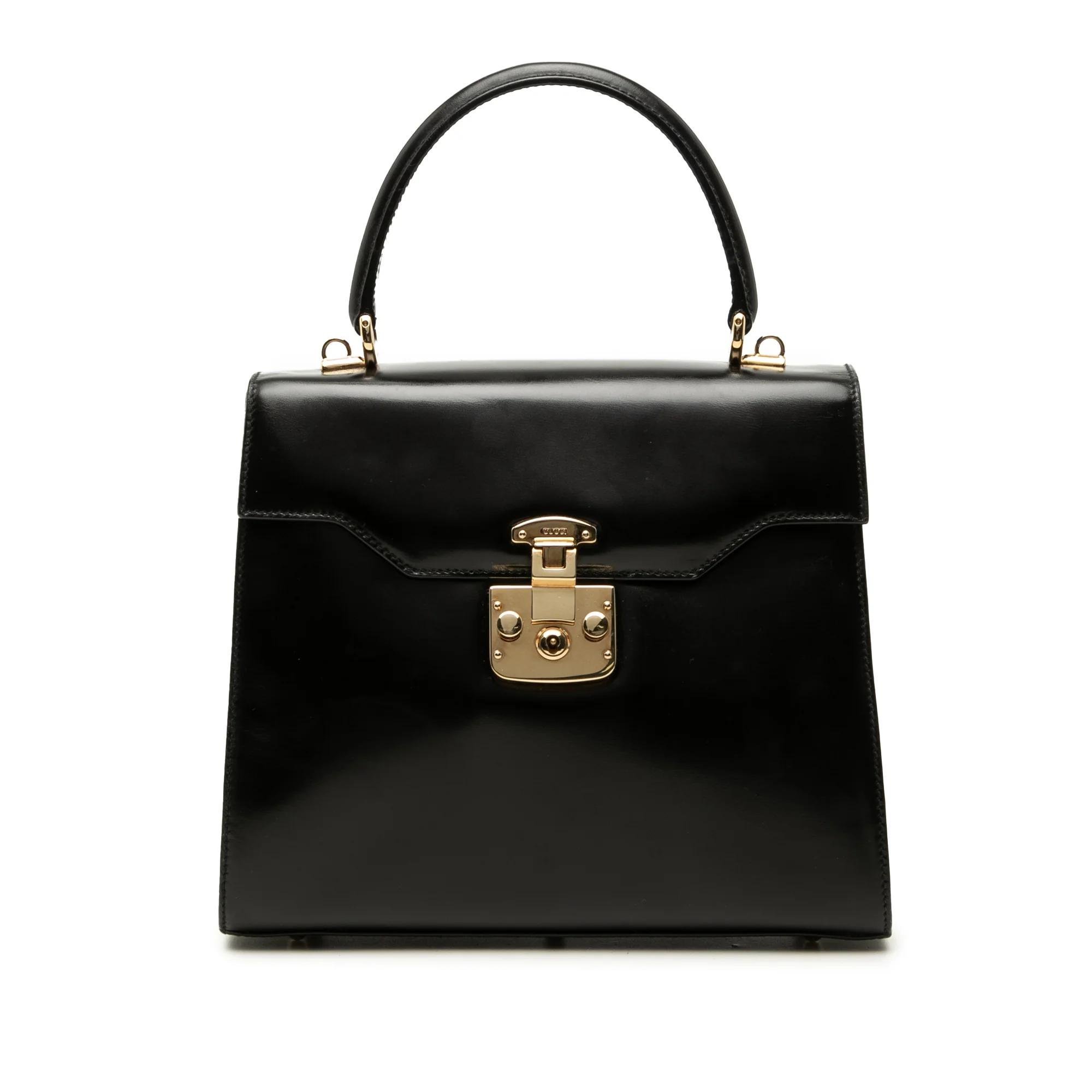 Lady Lock leather satchel