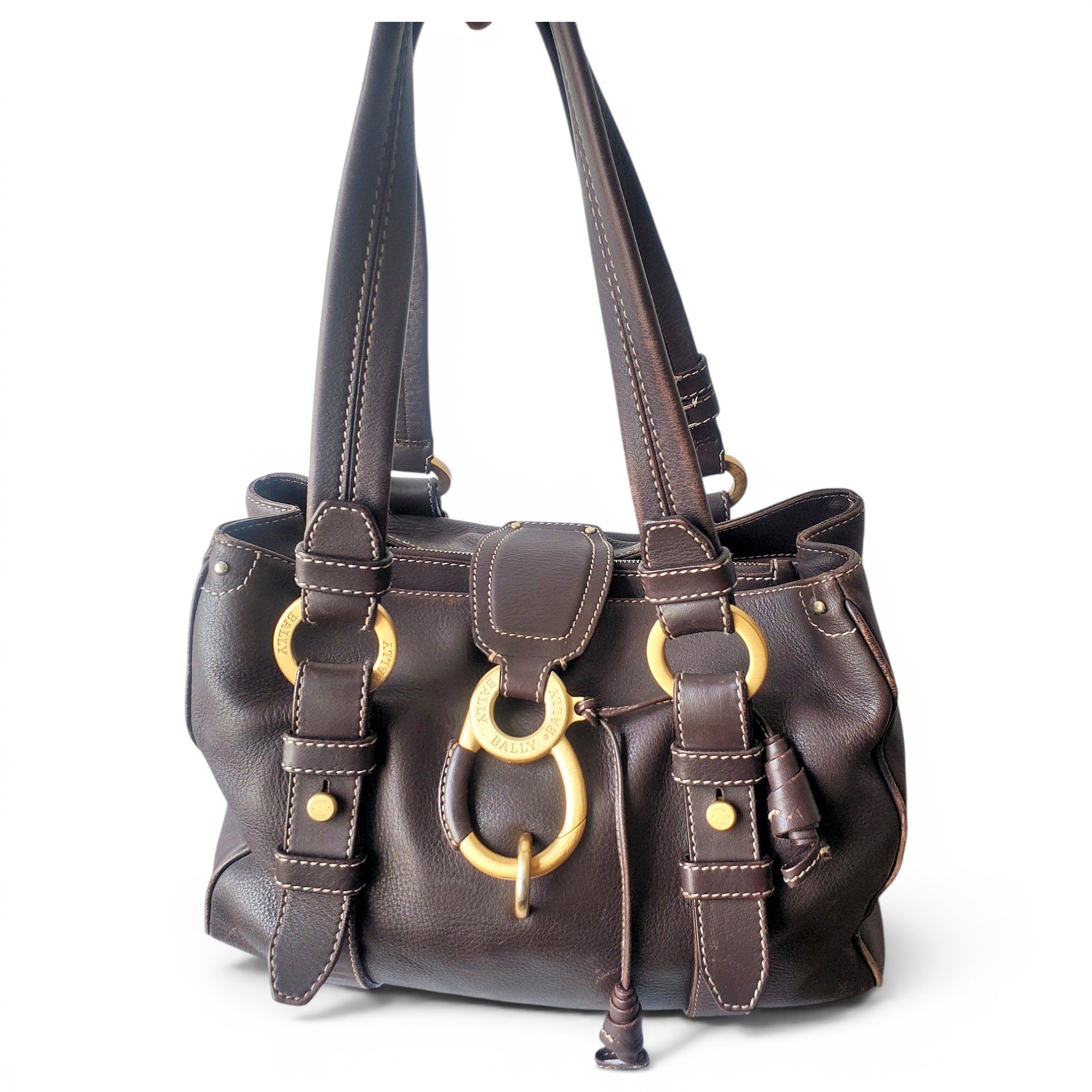 Leather handbag
