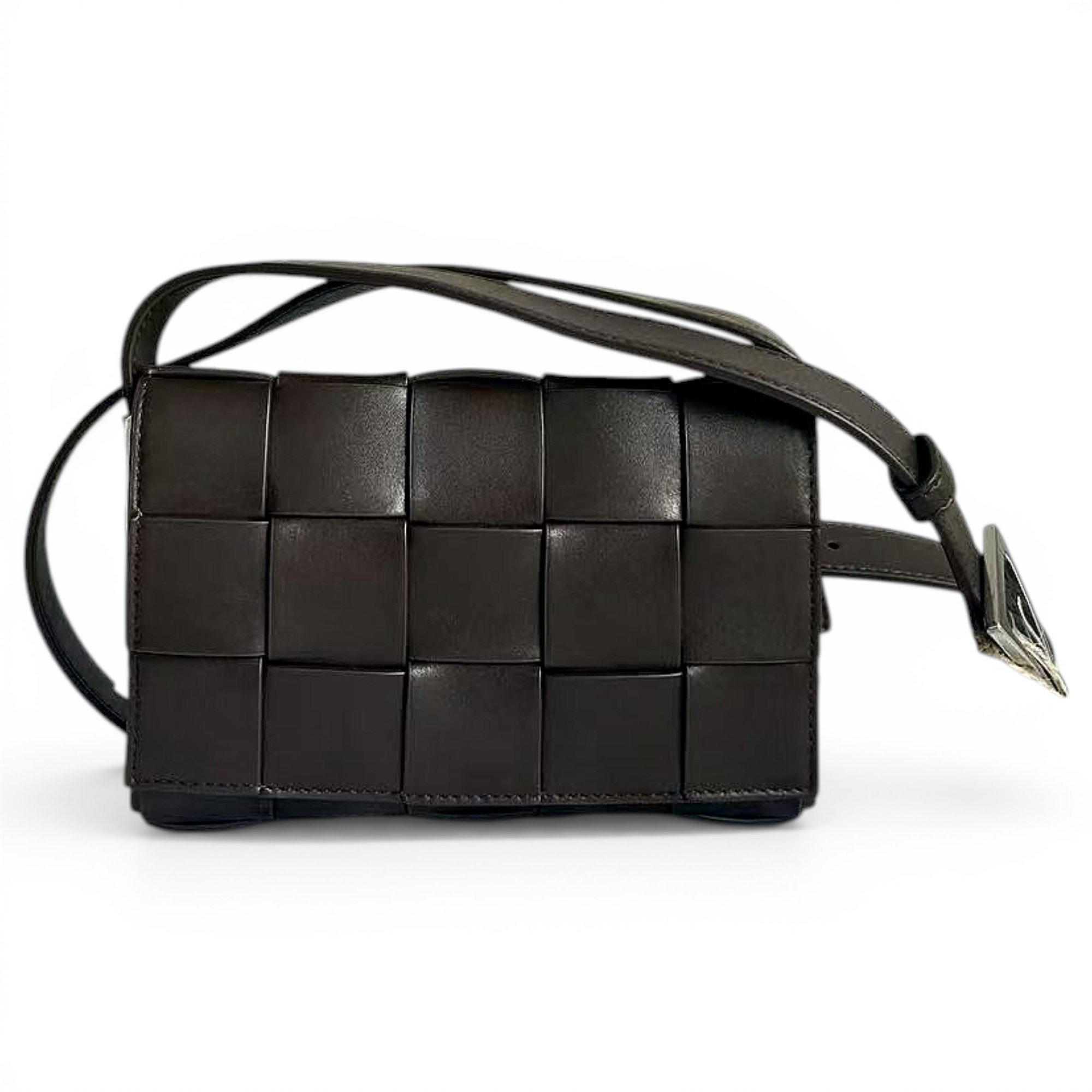 Brick Cassette leather handbag