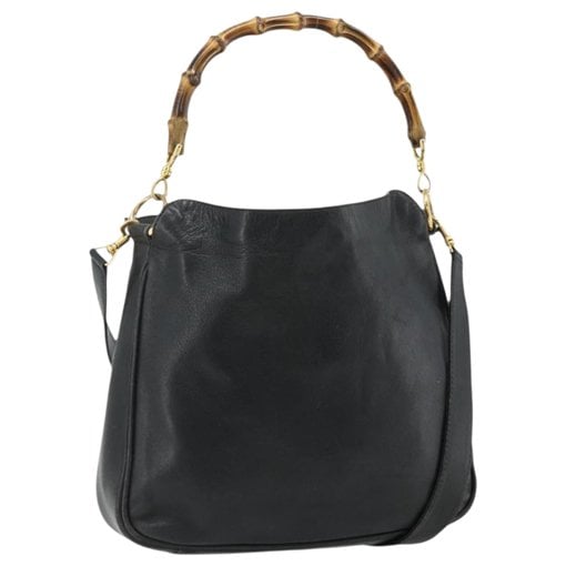 Bamboo leather handbag