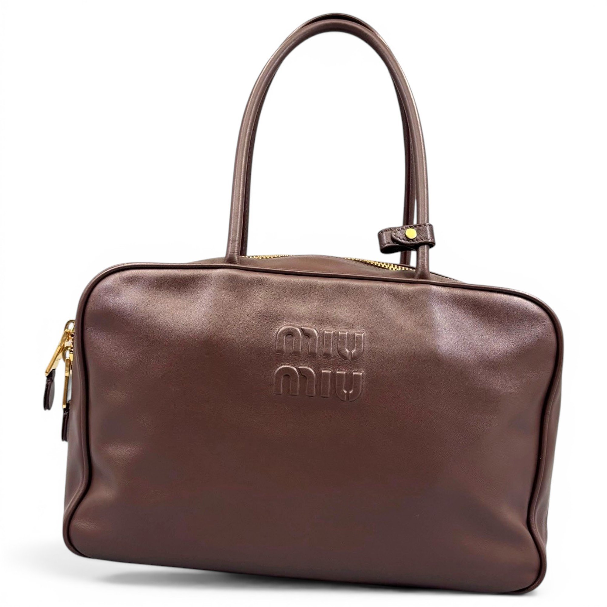 Beau leather handbag